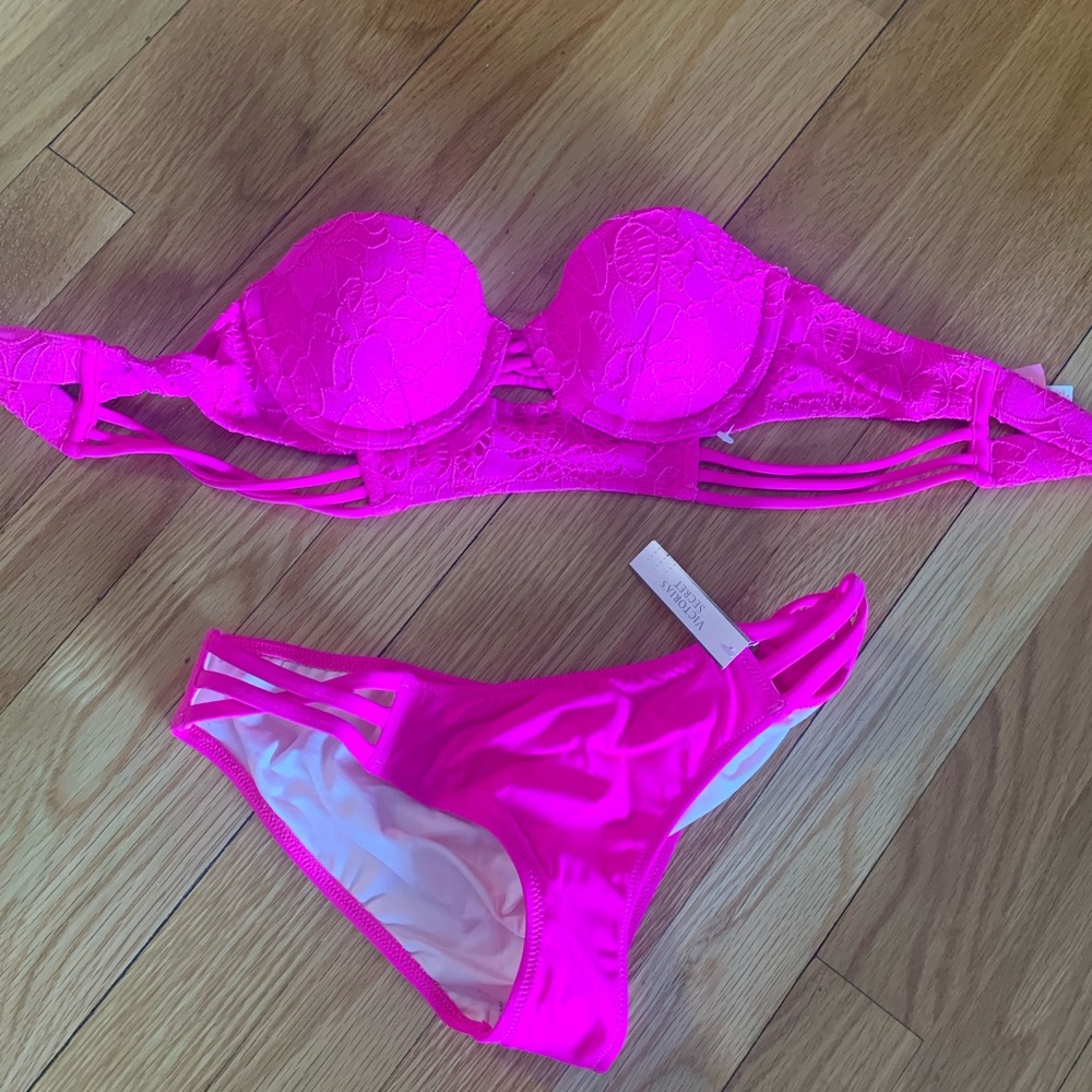 Victorias Secret Hot Pink Swimsuit - Never Worn